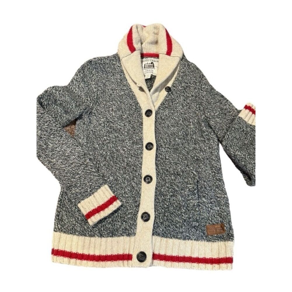 🛍️ HOST PICK! 🍾Roots Unisex Cabin Knit Shawl Collar Cardigan Sweater - Picture 11 of 11